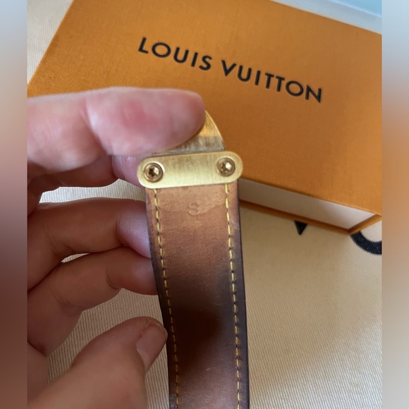 Louis Vuitton Leather Koala Nomade LV Cuff Bracelet - Picture 6 of 14